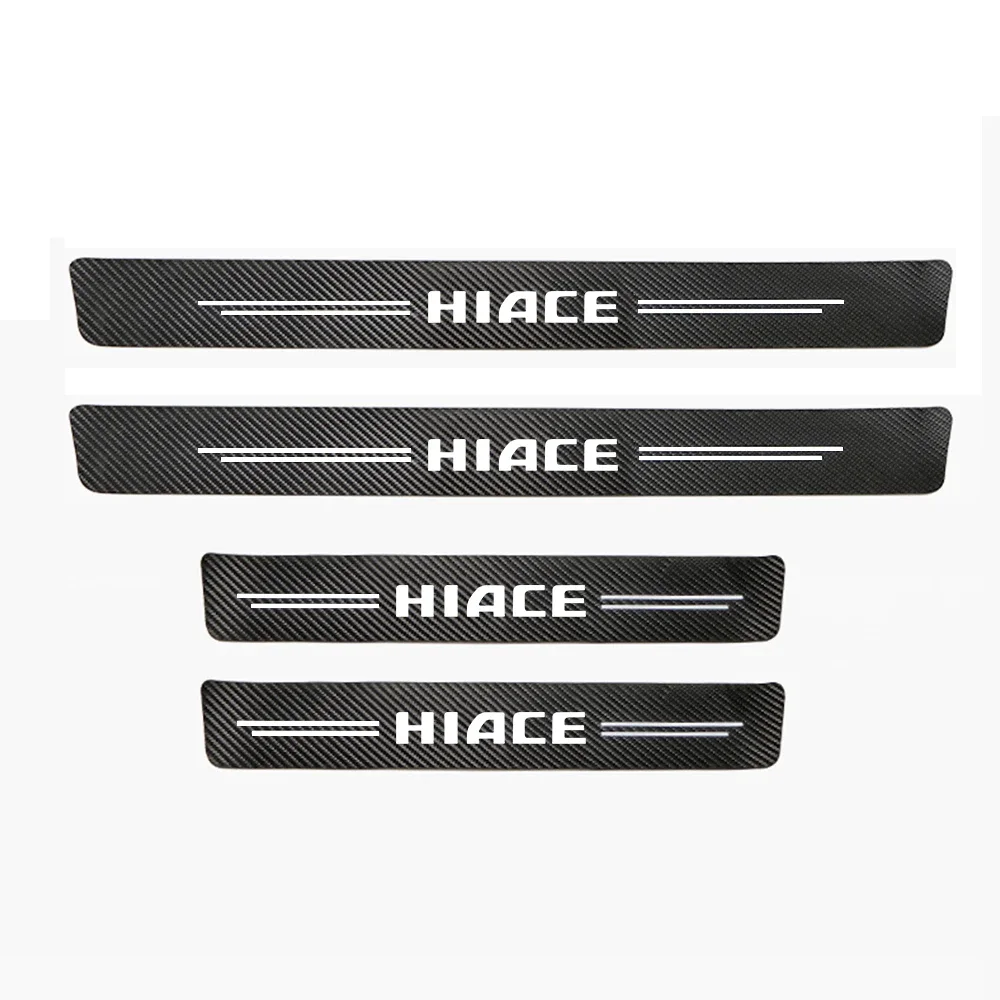 

4 шт., декоративные наклейки на пороги и педали из углеродного волокна