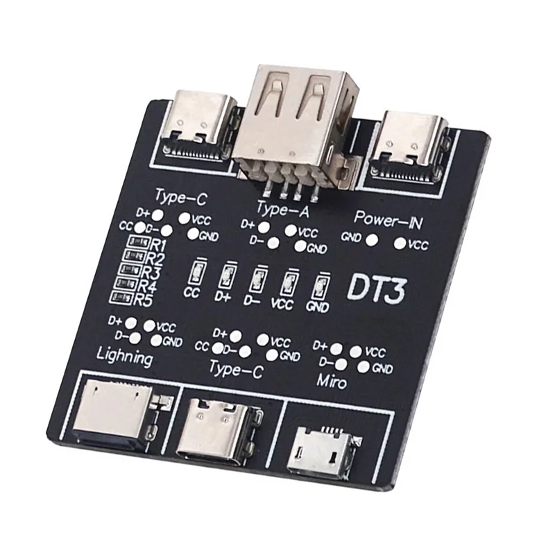 USB-плата обнаружения линии передачи данных для IOS Android Micro-USB Type-C плата