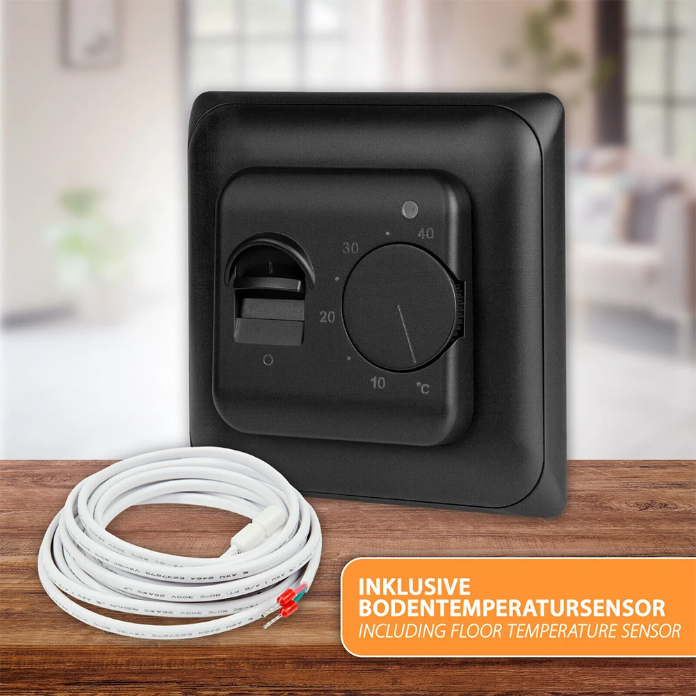 Надежный комнатный термостат для контроля температуры компактные размеры (86x86x45