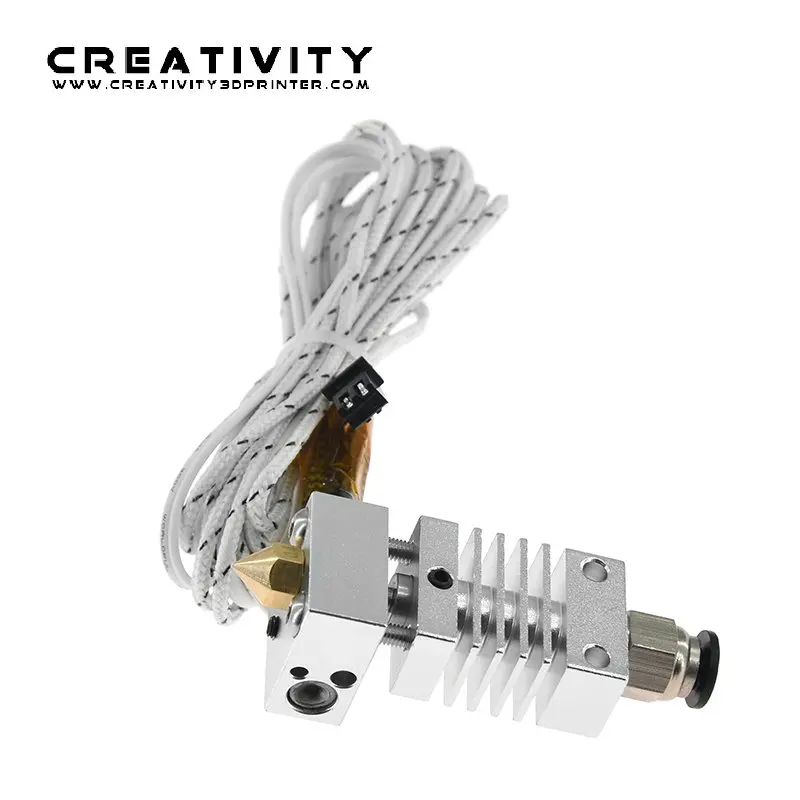 

Экструдер HotEnd V6 для экструзии на большие расстояния, 12 В/24 В, 50 Вт, J-head, Тепловой разрыв 1,75 мм для принтера Ender3 CR10 CR10S