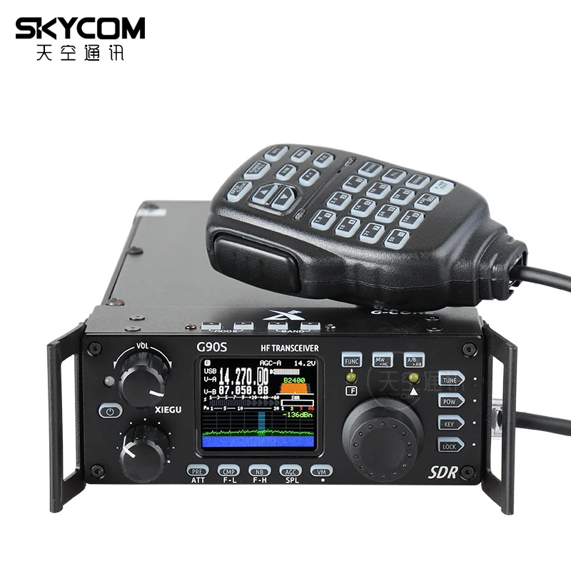 

Xiegu G90S Portable Outdoor Shortwave Radio SDR Transceiver HF SSB/CW/AM/FM 0.5-30MHz SDR Structure Built-in Auto Antenna Tuner