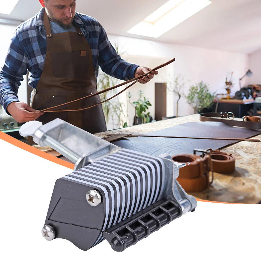 

Leather Table Top Cutter Stainless Steel for Braiding Strip Belts Leathercraft Knife for Fringe Braiding Strip Belts
