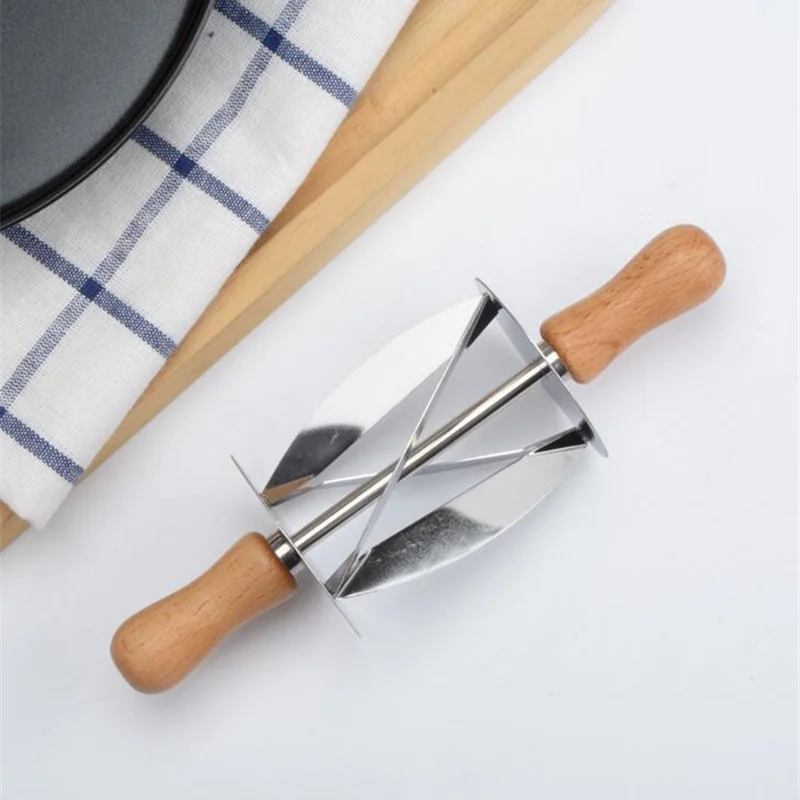 

Роликовый резак, кухонный инструмент для выпечки, торта, Круассанов из нержавеющей стали, хлеба, теста нож для теста