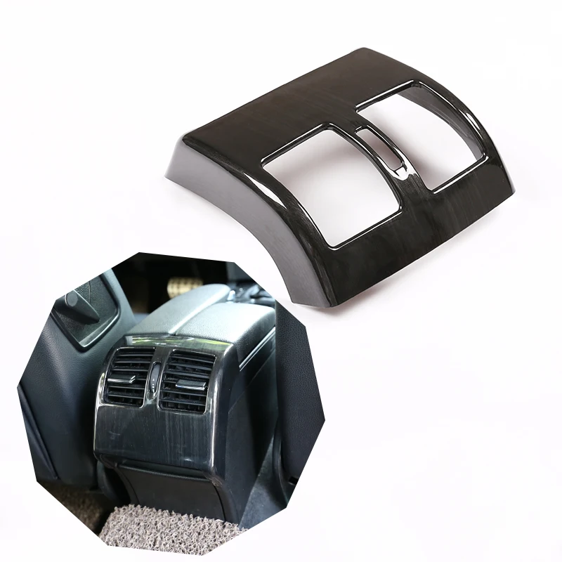 

Black Wood Grain For Mercedes Benz C Class W204 2008-2013 ABS Car Rear Air Conditioning Vent Decorative Trim For E Class Coupe