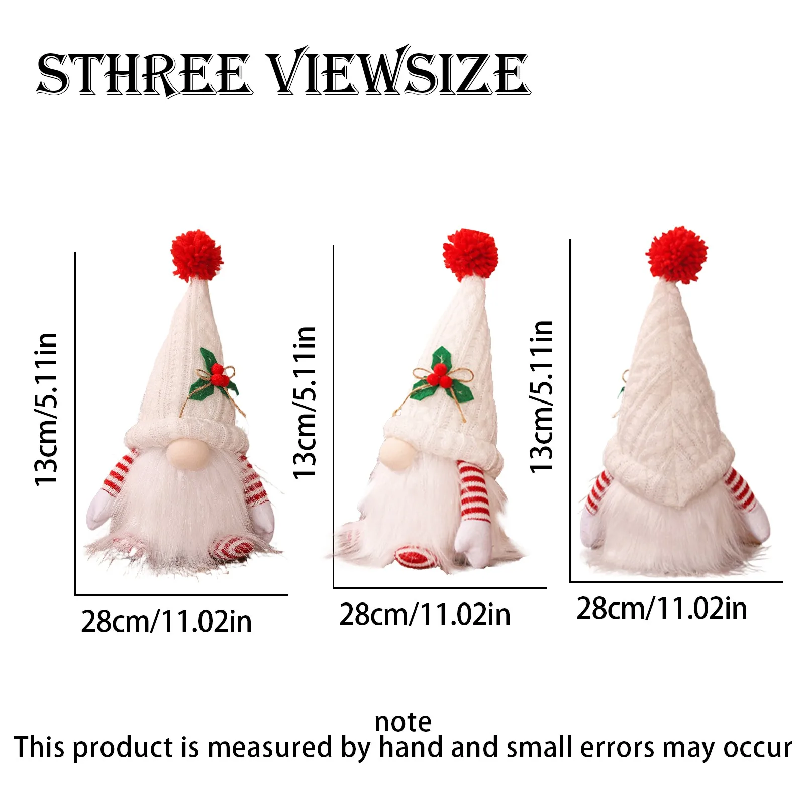 Причудливая фотография рождественские гномы-красочные гирлянды плюшевые