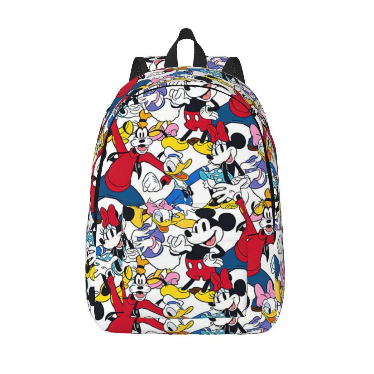 

Disney Cartoon Donald Duck Backpack Elementary High College School Student Mickey Minnie Bookbag Teens Daypack Lightweight