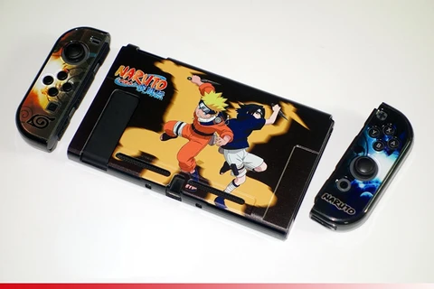 Игровая консоль Naruto Sasuke Nintendo Switch, мультяшный чехол со съемным геймпадом