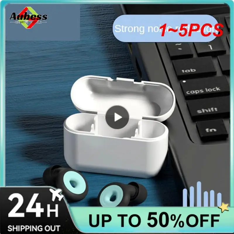 

1-5 шт., силиконовые беруши для сна с шумоподавлением