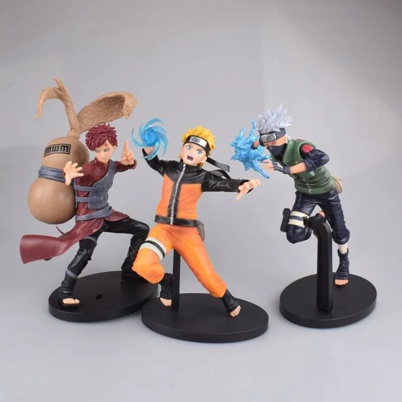 

Кукла Gaara Uzumaki Hatake Kakashi 3 ручной работы, игрушки в цветной коробке