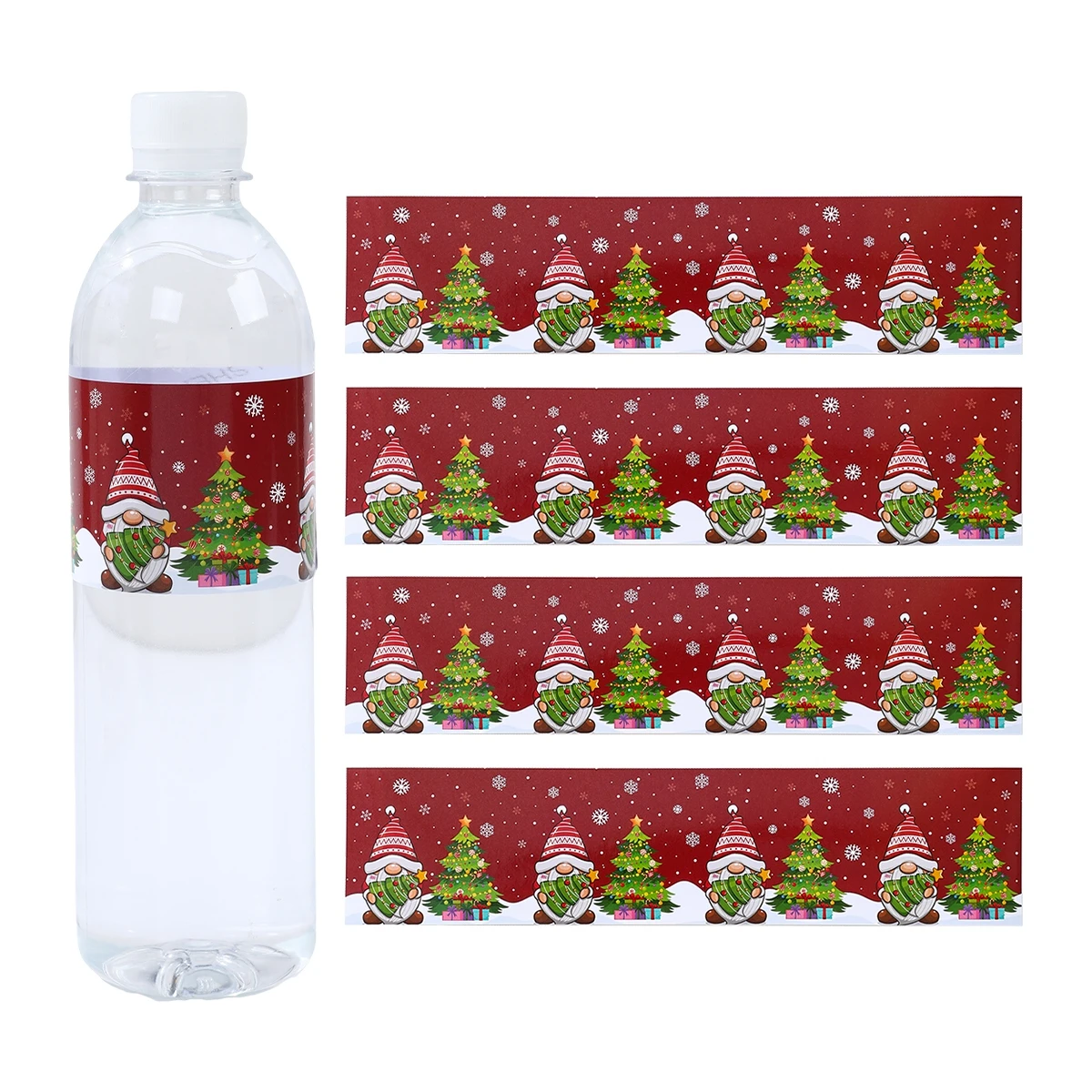 Наклейки на рождественскую бутылку элемент для дома 2024 рождественские украшения