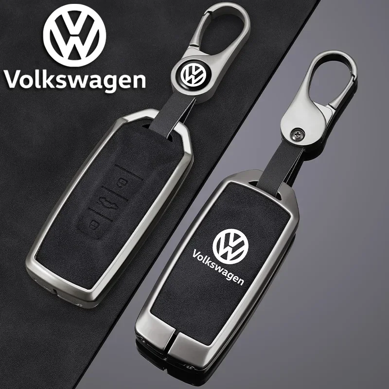 3-кнопочный чехол для автомобильного ключа из цинкового сплава VW Volkswagen Touareg EL 2018