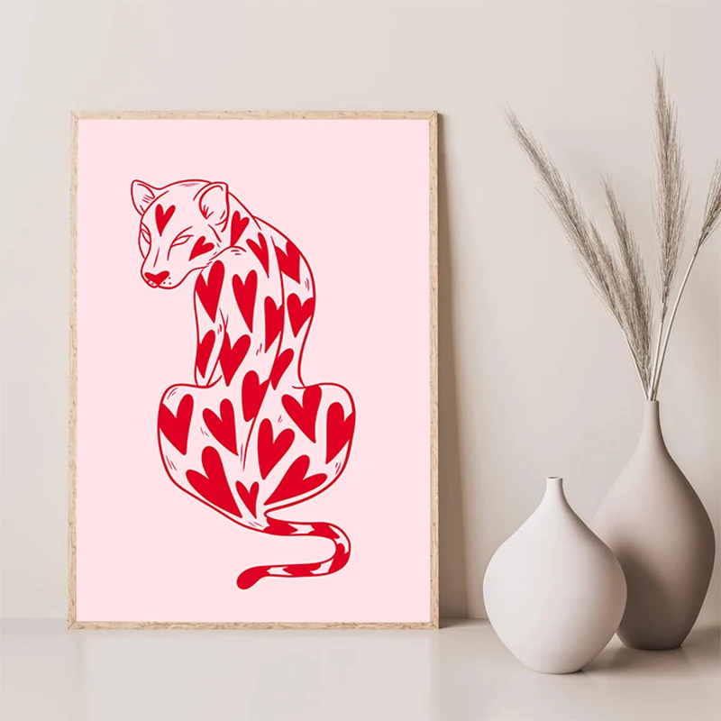 Розовые постеры с игральными картами для украшения стен декор гостиной Картина