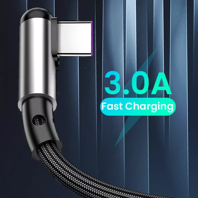 

Type C 90 Degree Fast Charging Micro USB Cable Type-c data Cord Charger usb-c For Samsung S8 S9 Note 9 8 Xiaomi mi8 mi6