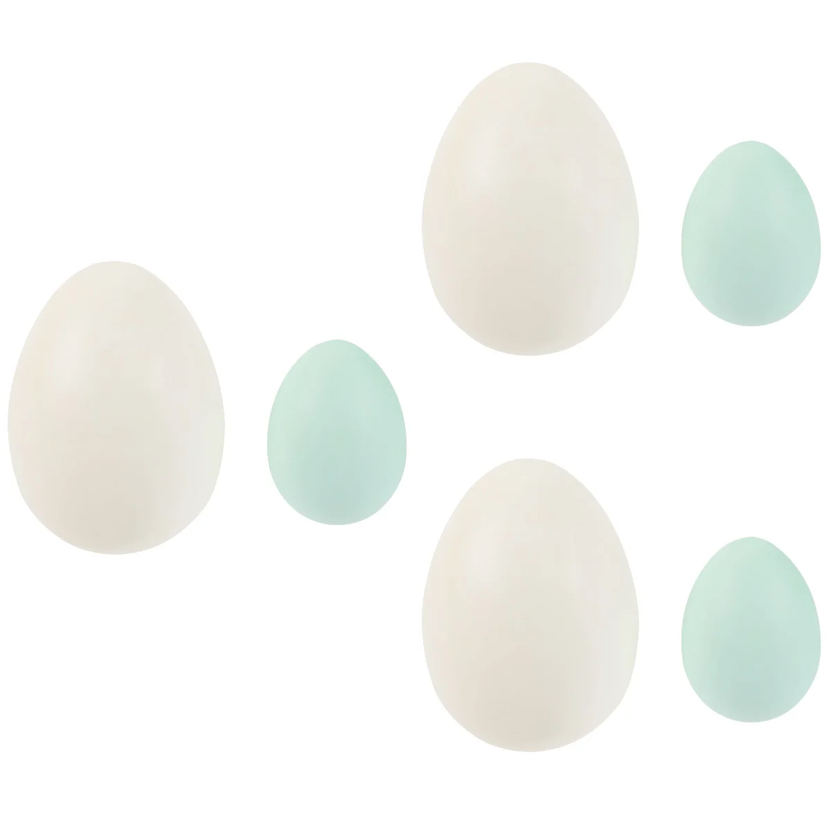 

6 шт., настольные декоративные искусственные яйца, 12,5x8,5 см