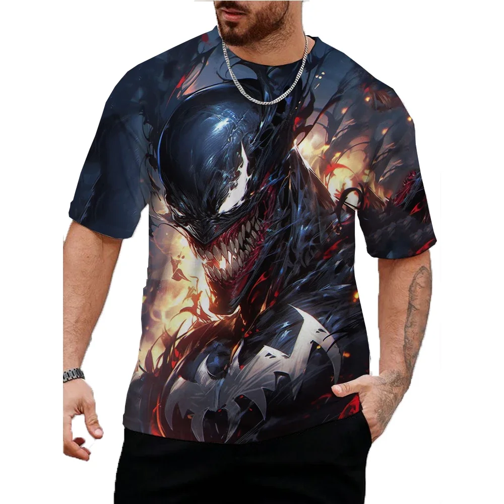 Футболка мужская оверсайз с коротким рукавом 3D-принтом