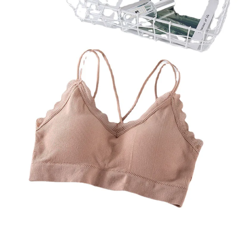 

New girl anti-light, no trace wrapped, brass, feast, breast, tube, fertilizer, increase, seamless lingerie
