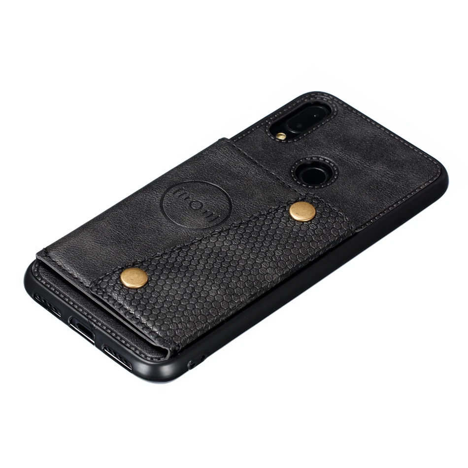 TPU + PU Leather Credit Card Cover for Xiaomi 11 Lite 10T 11T POCO F3 M3 X3 Nfc X4 Pro Redmi 10C 9 9T 9A 9C Note 10 9 8 8T Capa