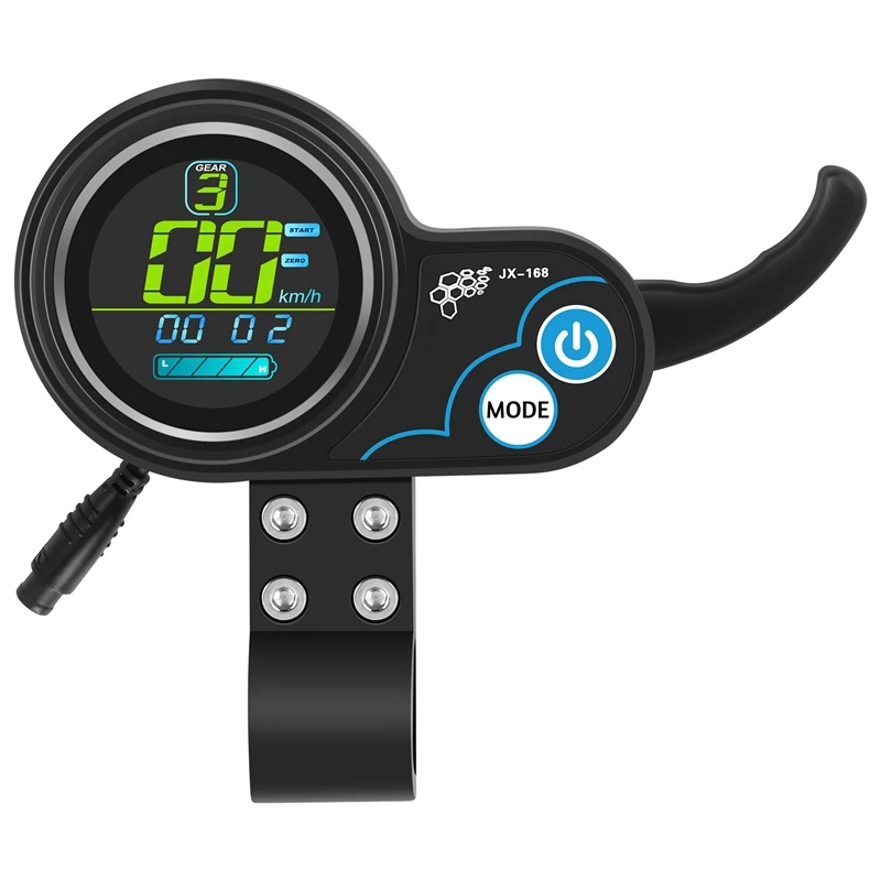 

JX-168 Acceleration Instrument Continental Electric Scooter 36V/48V LCD Screen Governor Instrument Throttle Accessories