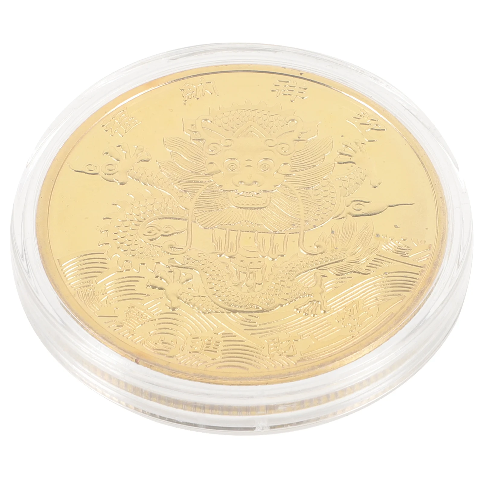 

Chinese Coin Dragon Coin Commemorative Badge Coin Chinese Zodiac Blessing Gift