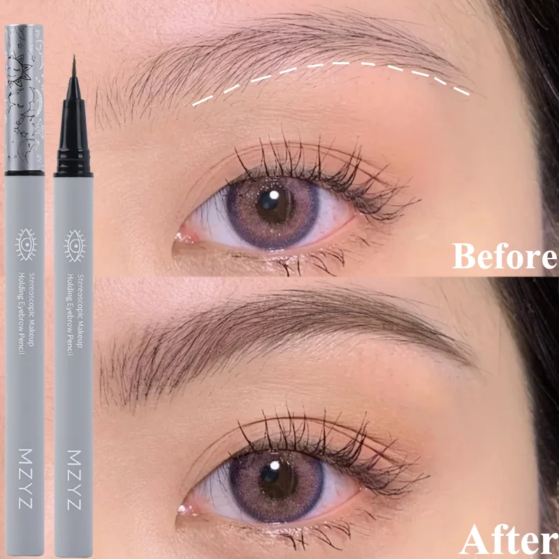 

Ultra Fine Water Liquid Eyebrow Pencil Waterproof Lasting No Blooming Eyeliner Lying Silkworm Sweat-proof Eyebrow Pen Makeup