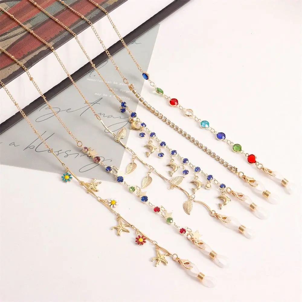

Glass Beads Anti-lost Mask Strap Non-slip Reading Glasses Chain Spectacles Cord Sunglasses Strap Eyeglasses Lanyard