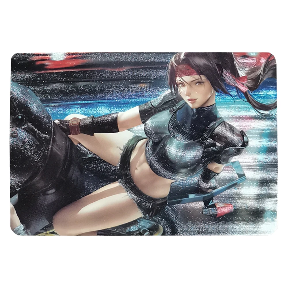 4шт/набор Карточки Final Fantasy VII Тифа ACG сексуальная аниме-девушка Классическая коллекция Игрушки Игровые карты Подарки.