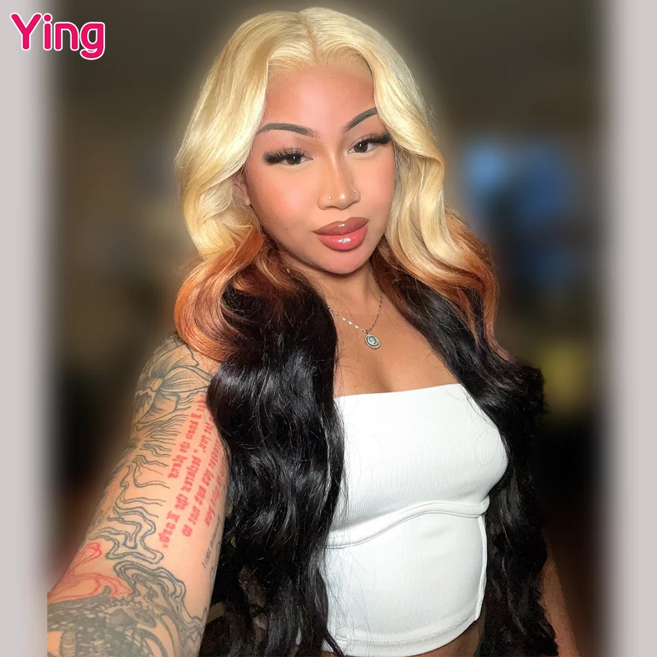 Парик женский из натуральных человеческих волос 13 х4 дюймов 613