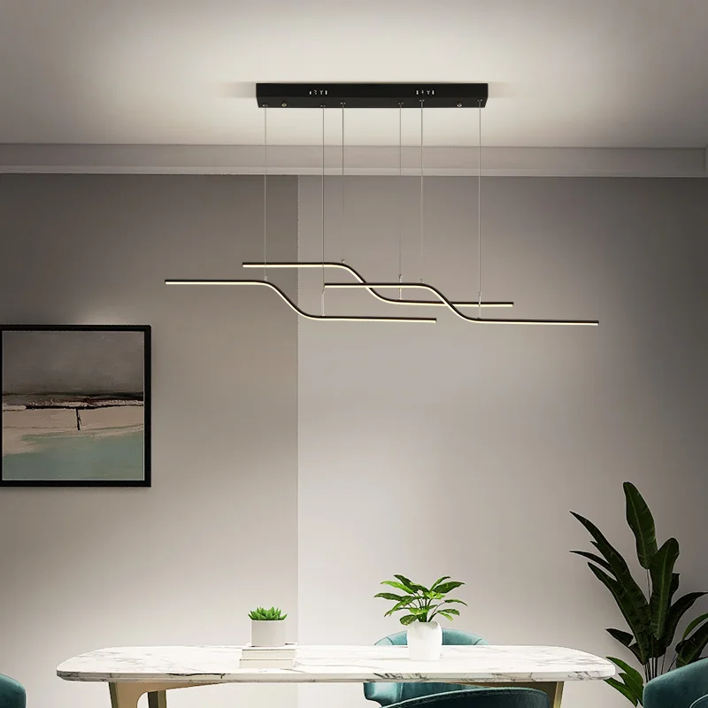 

New Modern LED pendant lights living room diningroom kitchen Black/Gold aluminum pendant lamp lampara colgante light fixtures