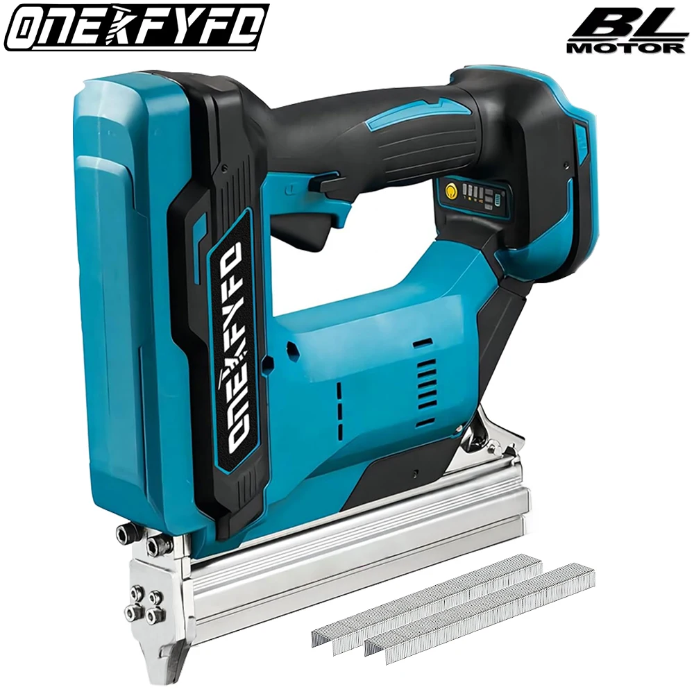 Бесщеточный электрический пистолет для гвоздей 1022J U-степлер Беспроводные