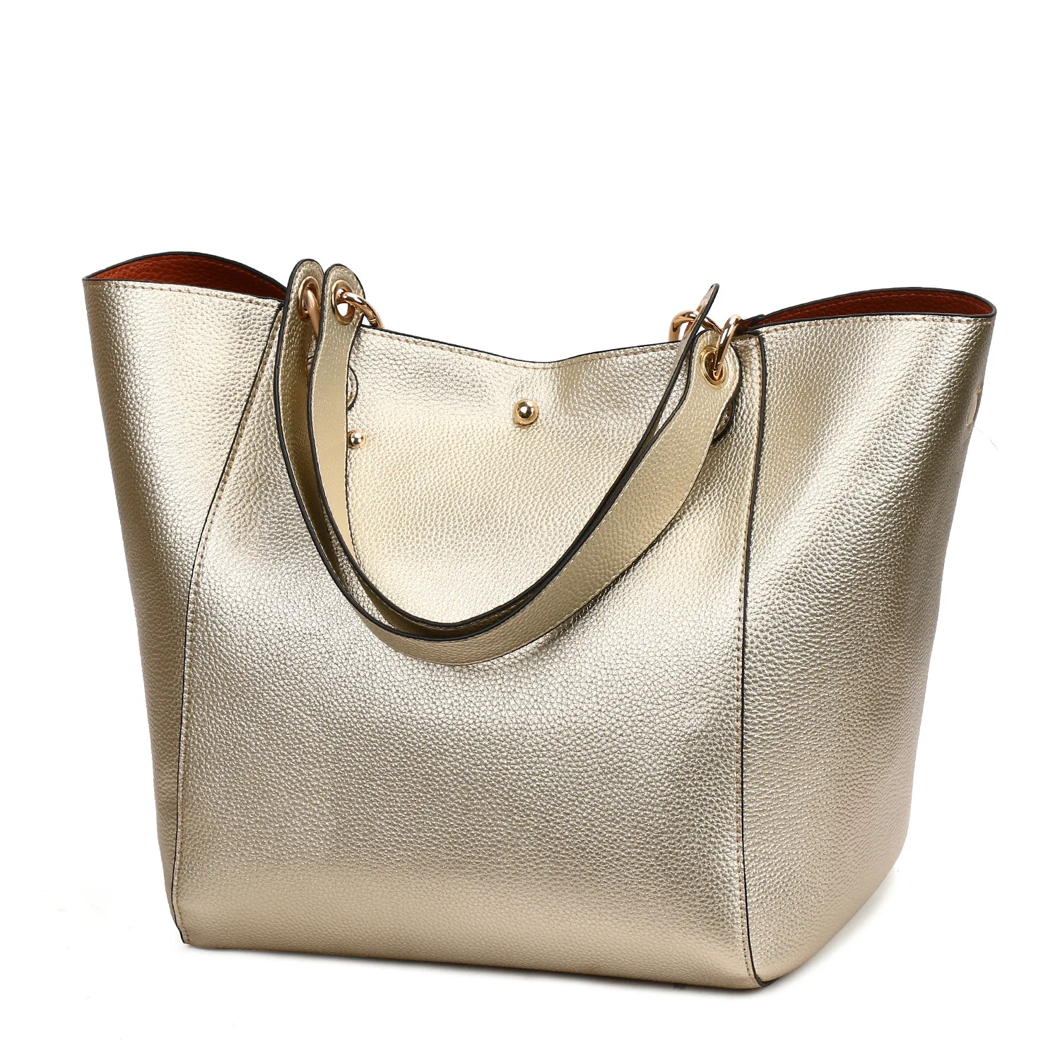 Leather Handbags Big Women Bag Female Bags Trunk Tote Shoulder Bag High Quality Casual Ladies Large Bolsos 2pcs/set Fashion Soft images - 6