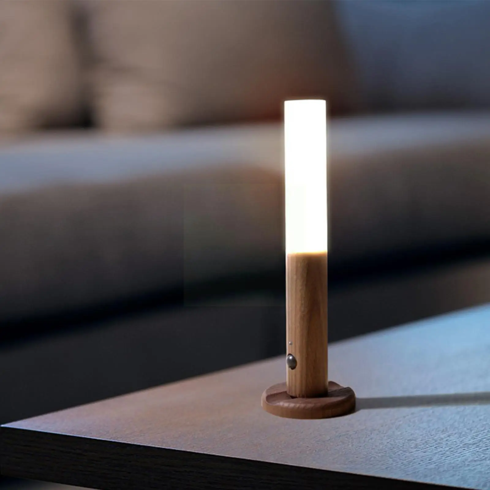 

LED Night Light Sensor Photosensitive Sensor Door Lock Lantern Wood Night Wall Emergancy Lamp Light Rechargeable Lamp Light A9I7