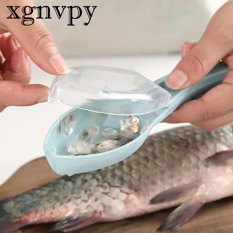 Xgnvpy 2 шт. бытовой строгальный станок для рыбы с крышкой кухонная утварь ручное