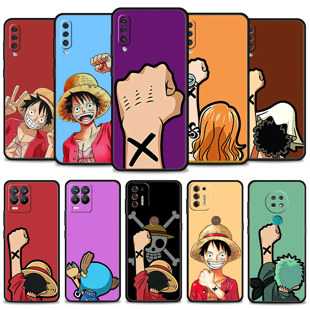 

One Piece Fight Case for Motorola G30 G60 G71 G200 One Fusion Edge S30 X30 G9 Play Plus for Nokia X100 X10 G21 Phone Bumper