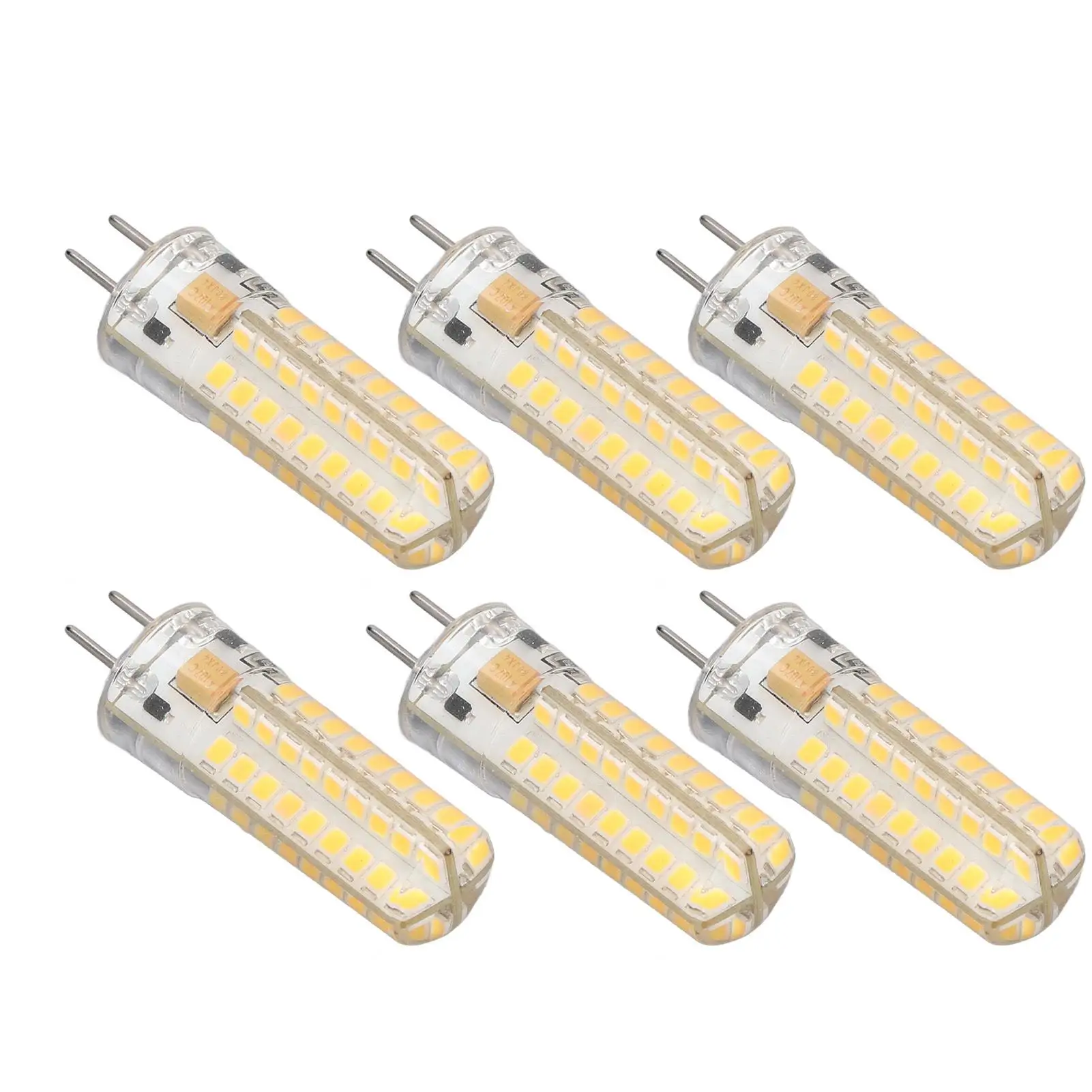 6 шт. 7 Вт GY6.35 лампы-кукурузы 360 ° лм 12 В переменного/постоянного тока для подвесных