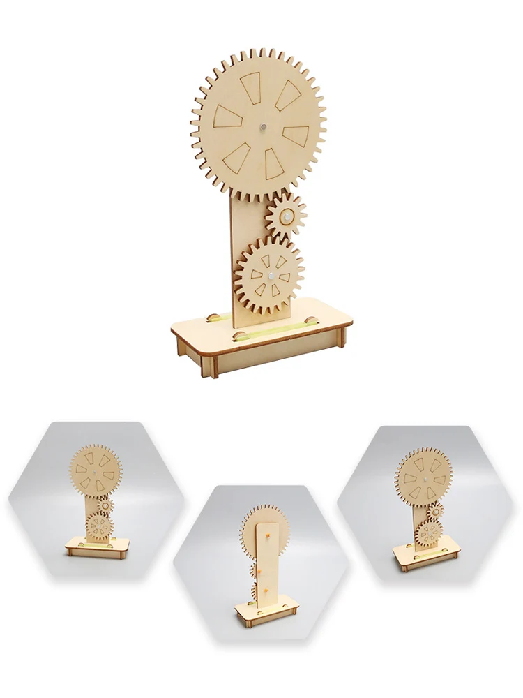 Деревянная шестерня развивающая игрушка для детей