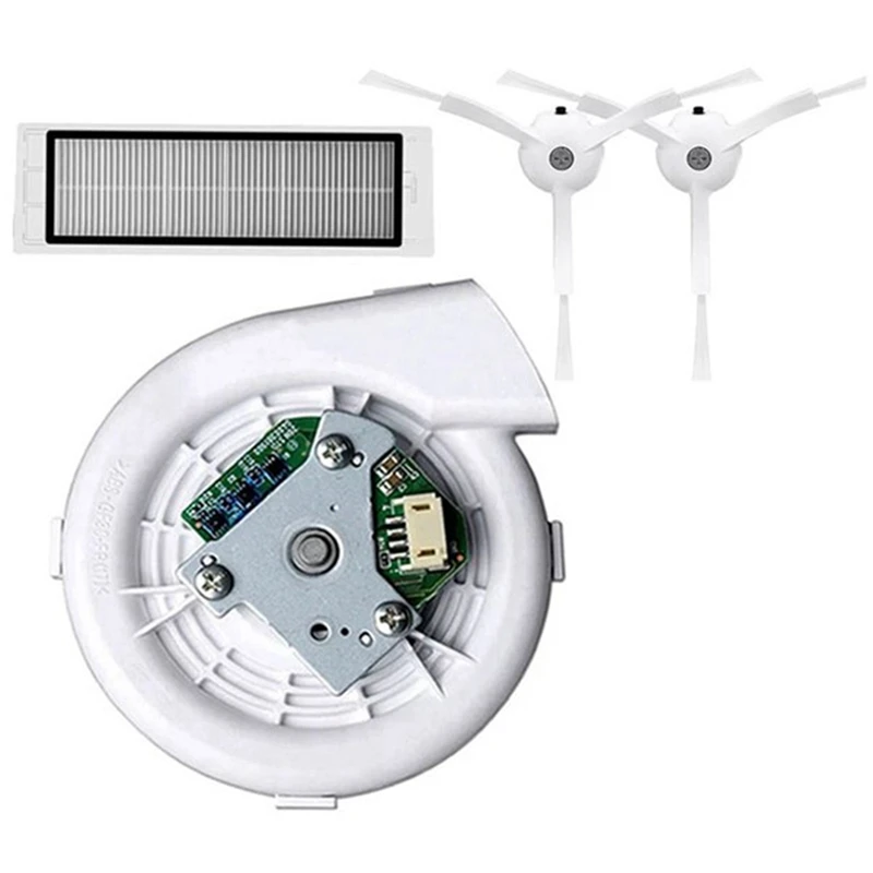 

Запчасти AD-New для робота-пылесоса XIAOMI Roborock S50 S51, фильтр НЕРА с вентиляторным двигателем, боковая щетка