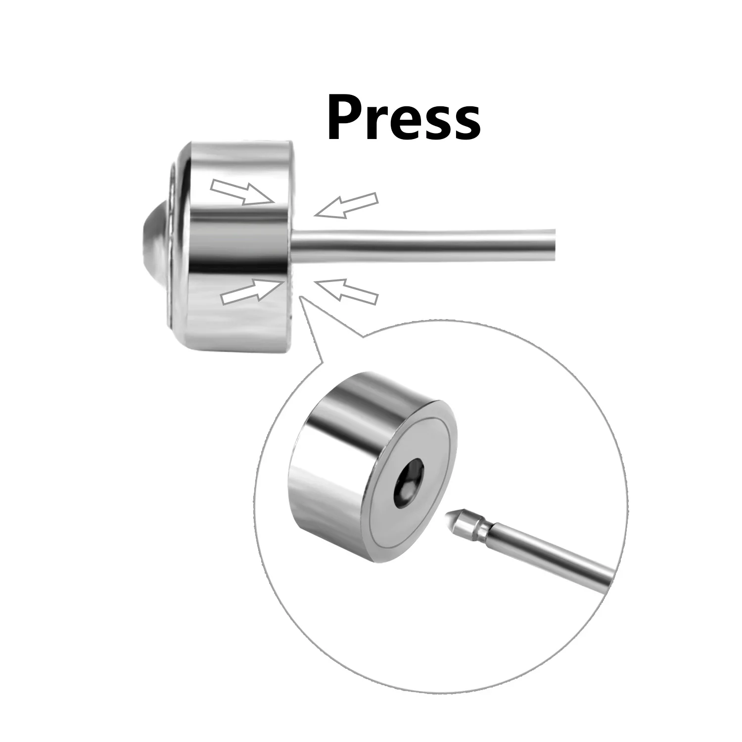 Женские серьги-гвоздики из нержавеющей стали с пресноводным жемчугом | Украшения