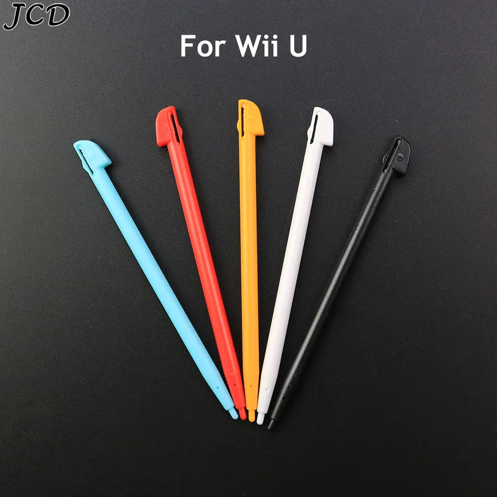 JCD 5Colors Plastic Stylus Pen for Wii U WiiU Screen Touch Pen Game Console Accessories