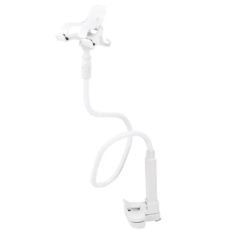 

Gooseneck Phone Holder with Clip Base Flexible Long Arm Bracket for Cellphone Tablet E-Reader