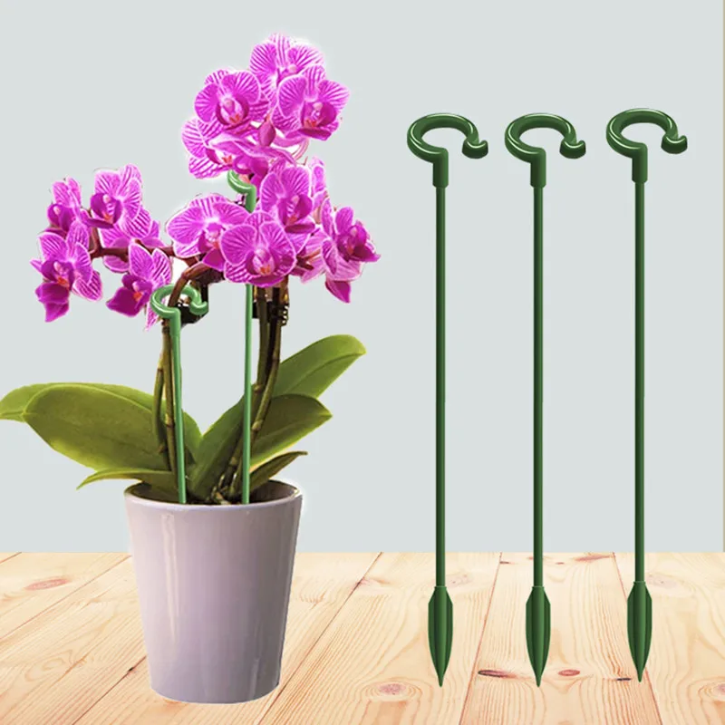 

10Pcs Plastic Plant Supports Flower Stand Reusable Protection Fixing Tool Gardening Supplies For Vegetable Holder Bracket