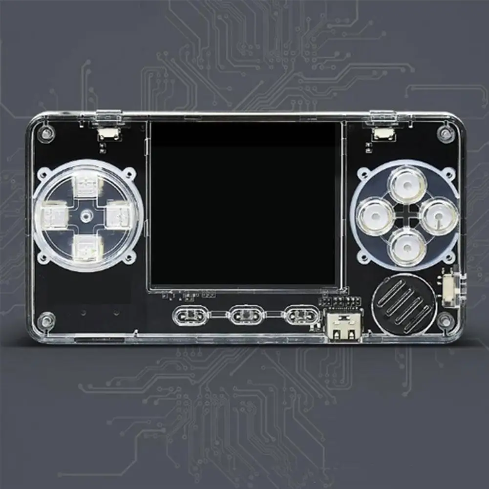 

Powkiddya66 Trimui Mini Card Machine Handheld Pocket Retro Console Portable Device Hand-held Game Handheld Arcade Gaming Q7o1