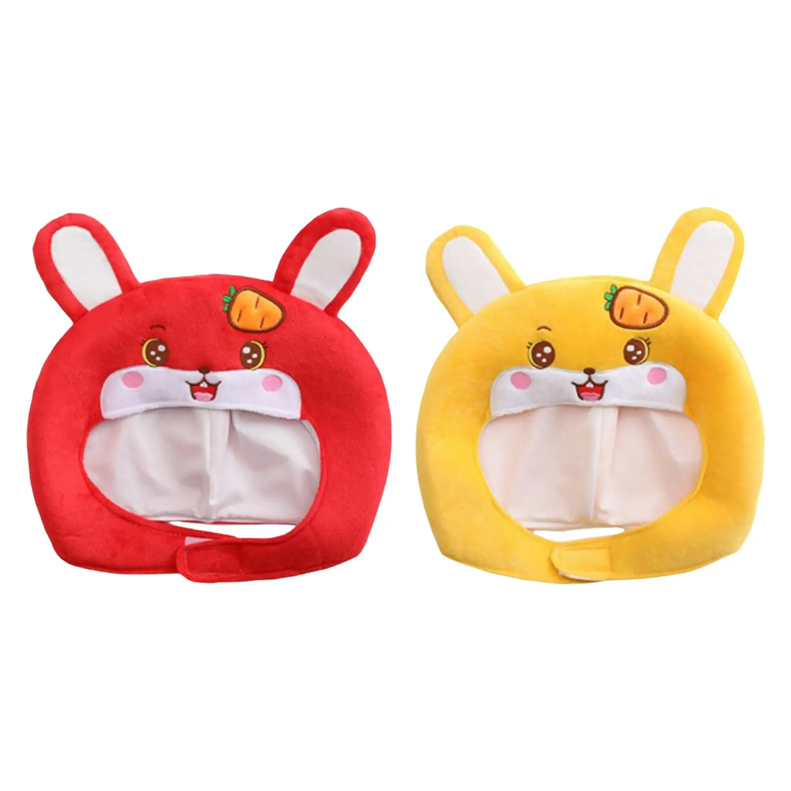 

Plush Rabbit Ear Hat Warm Animal Headwear for Festivals Costume Accessory Photo Props