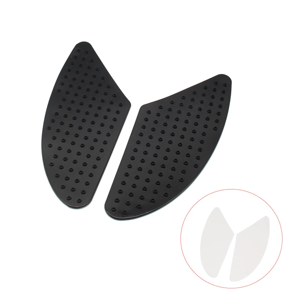 

1pcs Fuel Tank Anti-skid Sticker Tank Grip Traction Pad Rubber For Kawasaki Z1000 Side Gas Knee Protection For Honda