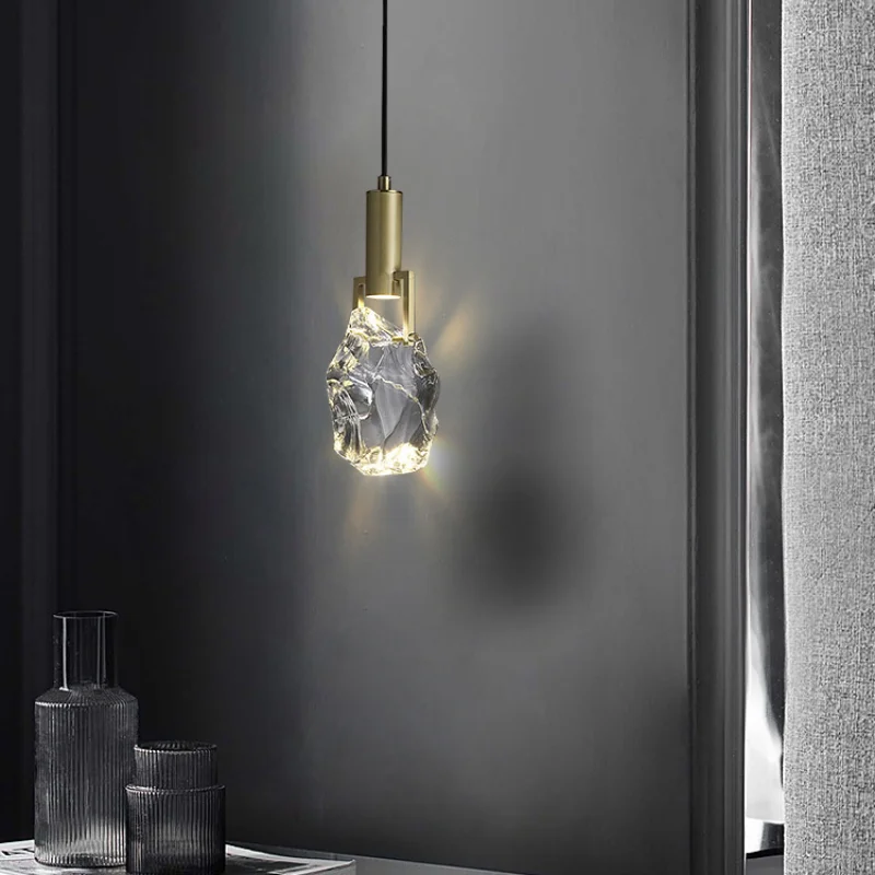 

LED Modern Hanging Lamps K9 Crystal Pendant Lights Living Room Bedside Kitchen Lights Home Decor Lighting Indoor Light Fixtures