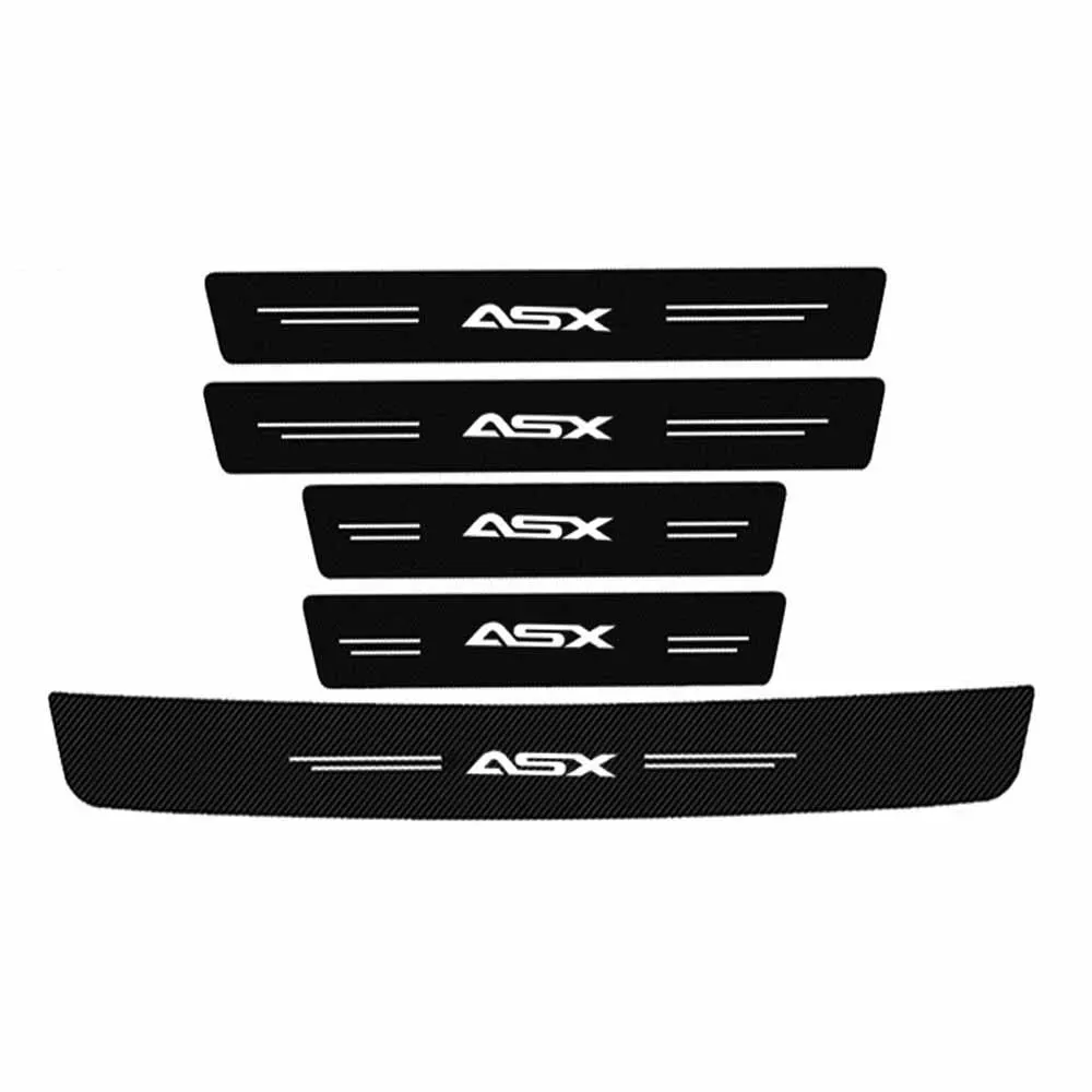 

Автозащитная пленка для Mitsubishi ASX, порог двери багажника, прочные водонепроницаемые аксессуары для стайлинга, наклейки на заднюю защиту от ударов