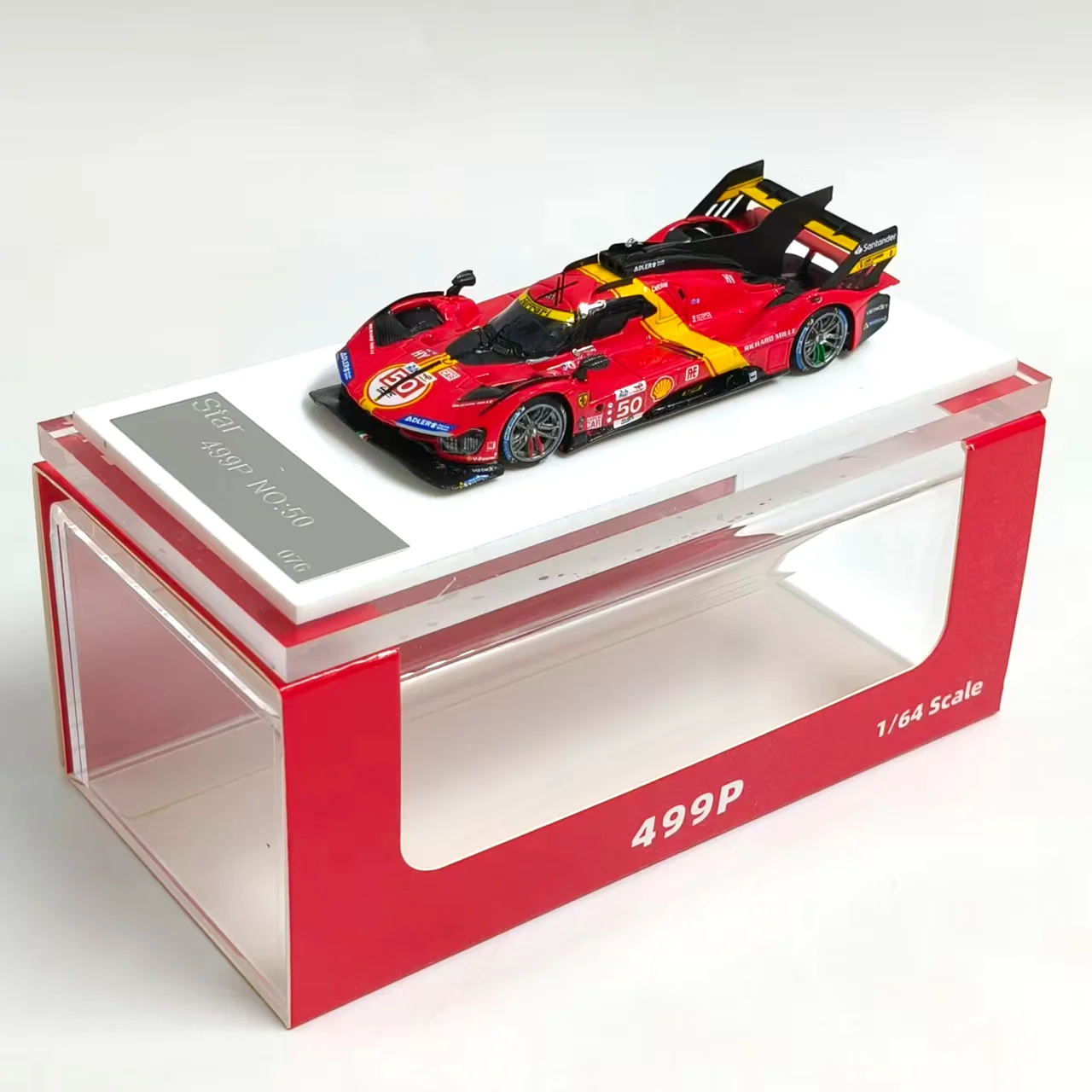 Фото Модель Star Model в масштабе 1:64 Ferrari 499P 2023 Le Mans # 50 # 51 модель автомобиля из смолы №3