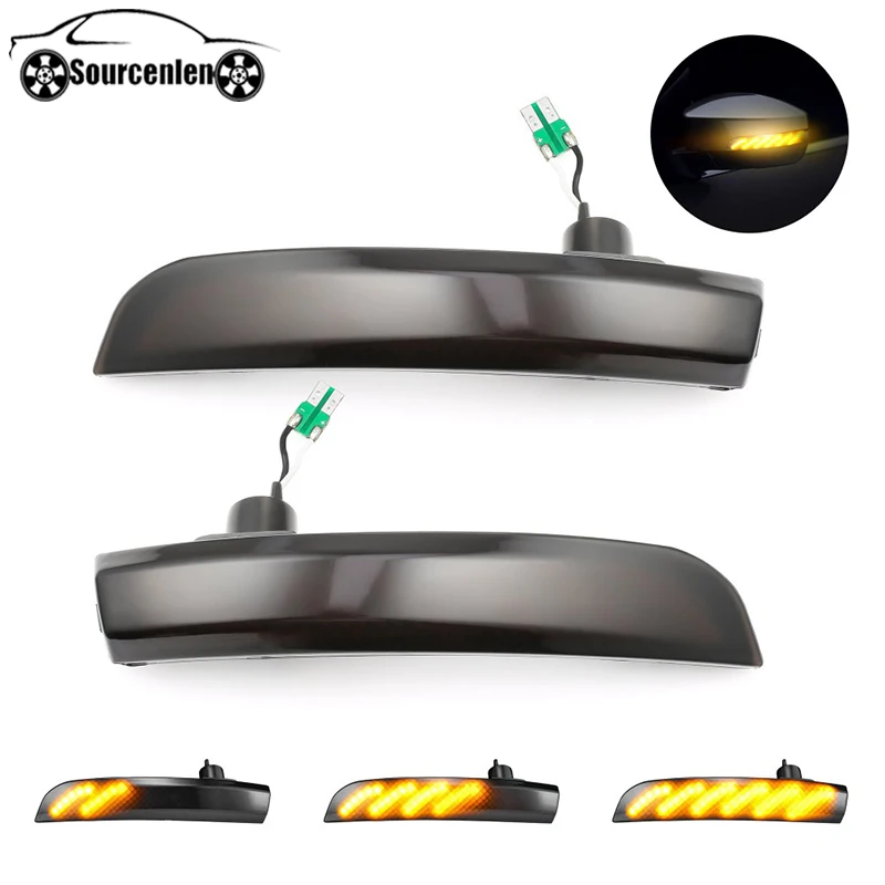 

For Ford ECOSPORT Kuga Escape Dynamic Turn Signal Light LED Side Wing Rearview Mirror Indicator Blinker Repeater Light 2013-2018