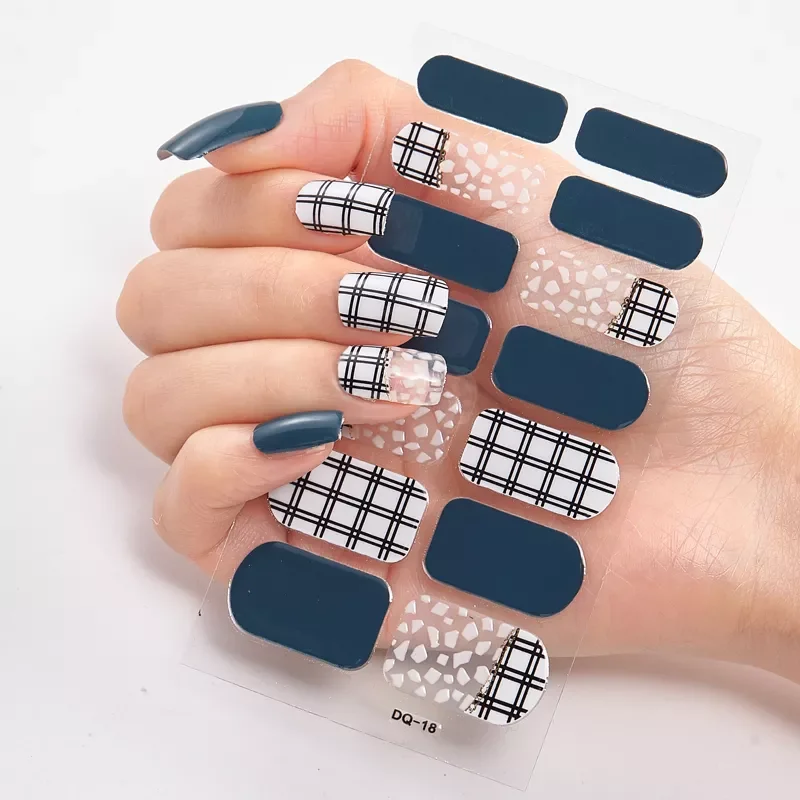 

Three Sorts 0f Nail Stickers Full Cover Nail Stickers Novidades Nail Strips Self Adhesive Nail Sticker Nails Sticker Designer