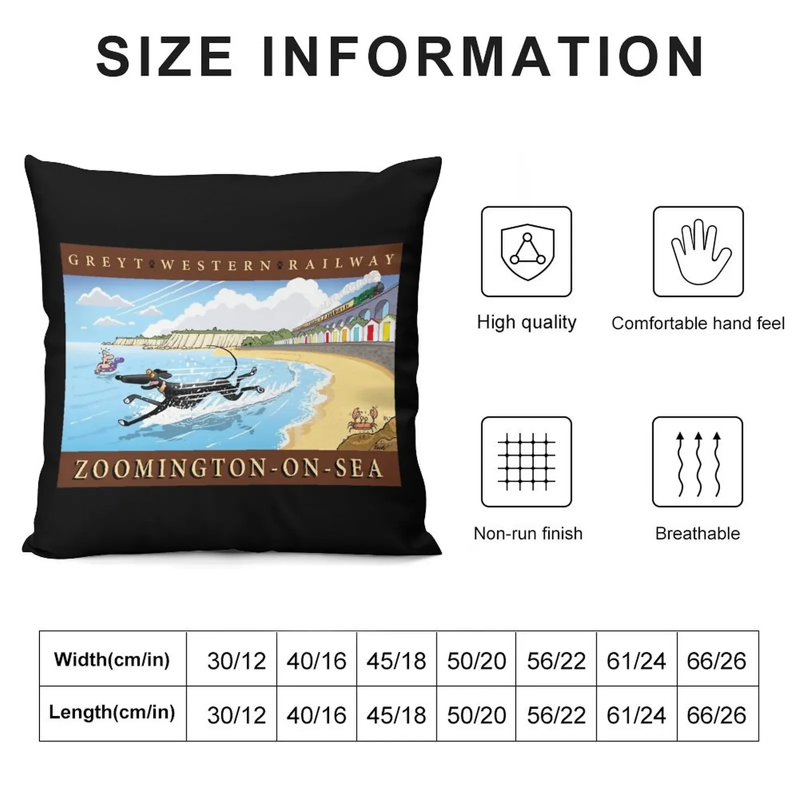 Greyt Western: Zoomington-on-sea Декоративная подушка Наволочки Новогодняя