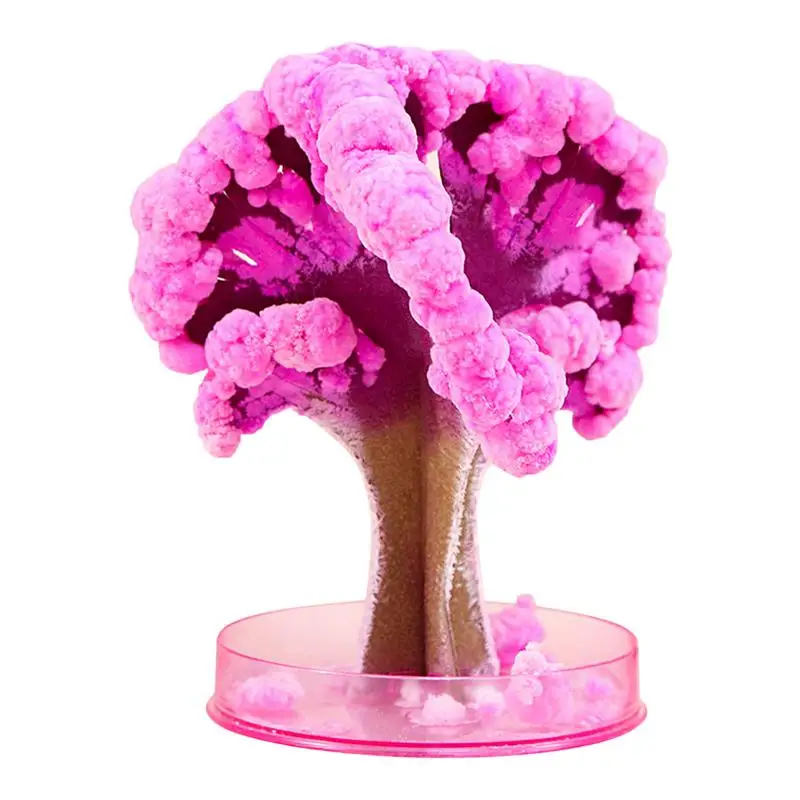 

Magic Growing Paper Tree DIY Crystal Growing Kit Bloom In 25 Hours Colorful And Novelty Gifts For Children Kids Toys Learning